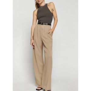 NWT REFORMATION MASON PANT - KHAKI
